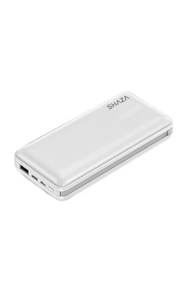 20.000 Mah Kendinden Kablolu Taşınabilir Şarj Cihazı Beyaz ürün görseli 1