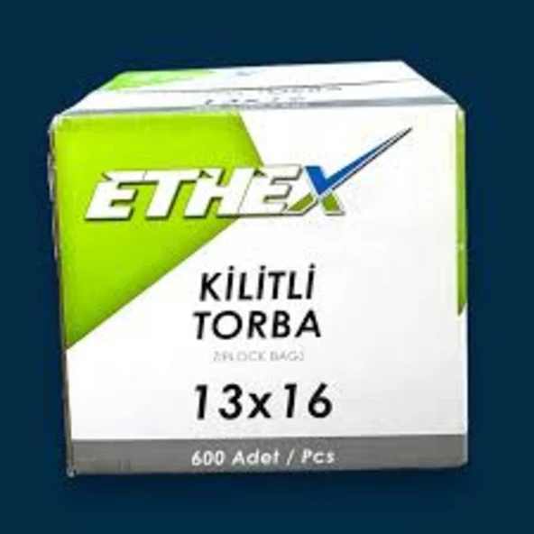 Ethex Kilitli Torba 16 cm x 13 cm 600'lü Paket ürün görseli 1
