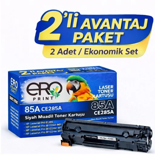 HP Laserjet Pro M1212nf mfp Muadil Toner - 2'li Avantaj Paket ürün görseli 1
