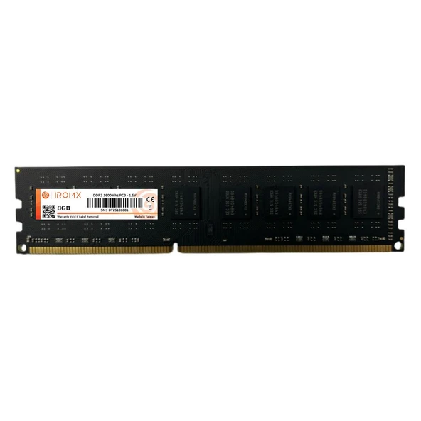 IROMX 8GB 1600MHz DDR3 SAMSUNG CHIP PC RAM ürün görseli 1