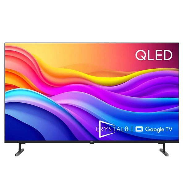 Beko Crystal 8 B 855 C 4K Ultra 55" 140 Ekran Uydu Alıcılı Google Smart QLED TV ürün görseli 1