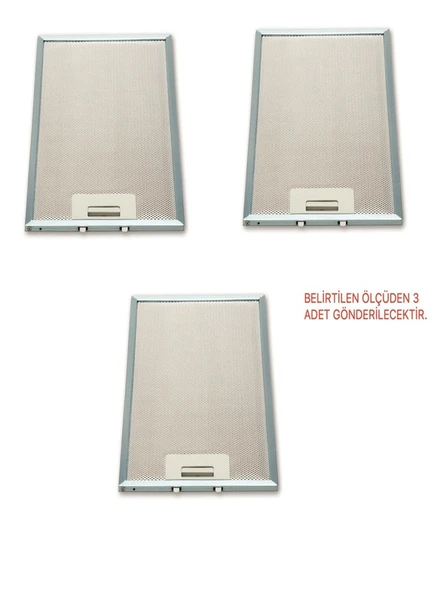 EHLA Filtre EHLA FİLTRE 3 ADET KUMTEL ,LUXELL DA6 225x312 Mm Aspiratör & Davlumbaz Tel Yağ Filtresi 22,5x31 Cm 3 ADET ürün görseli 1