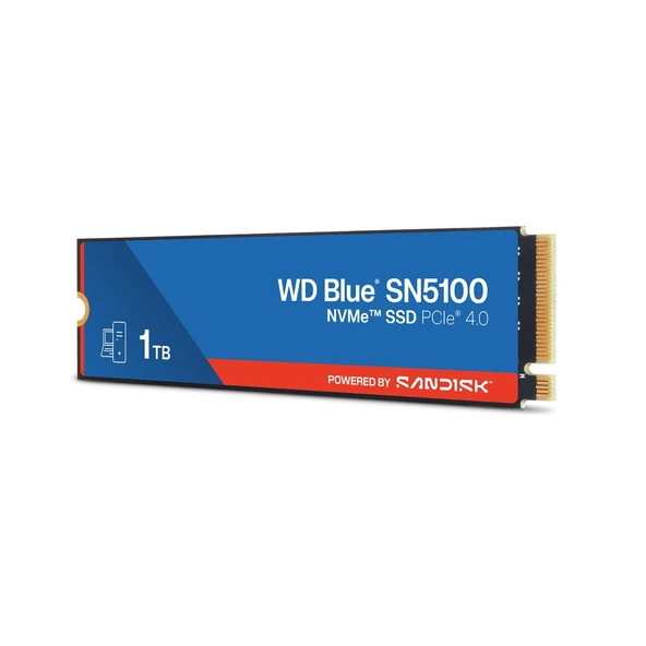 W. DIGITAL WD 1TB Blue SN5100 M2 NVMe SSD 7100/6700 WDS100T5B0E ürün görseli 1