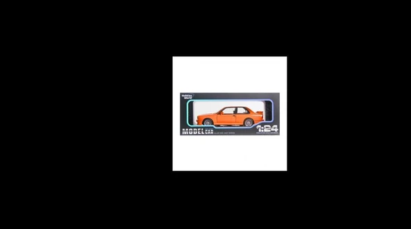 Hobbiez World Bmw M3 Orange 1/24 Model Araba ürün görseli 1
