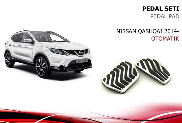 AUTOGP Nissan qashqai pedal seti takımı geçmeli otomotik ürün görseli 1