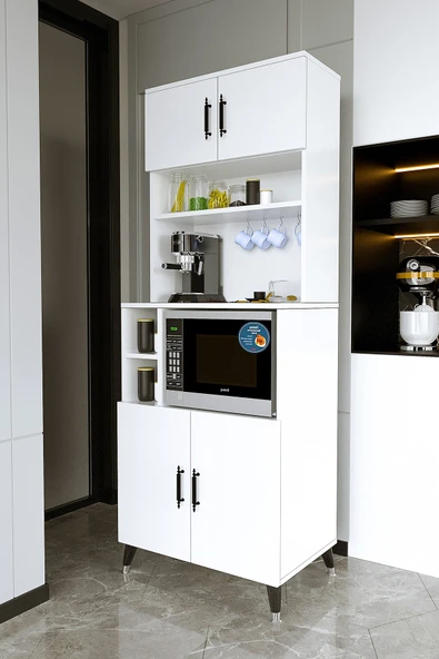 Kahve köşesi , airfry dolabı , çok amaçlı dolabı , fırın dolabı, mikro dalga dolabı , Kiler dolabı, mutfak dolabı ürün görseli 1