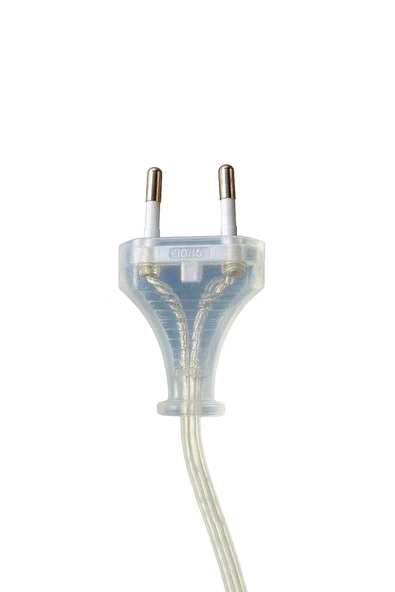 Şeffaf Kablolu E27 Beyaz Duylu, 4 Metre Arapuarlı (Aç Kapat Anahtar) (2X0,50) 65W - Resim 4
