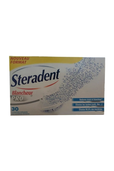 Steradent Protez Temizleme Tableti 30'lu ürün görseli 1