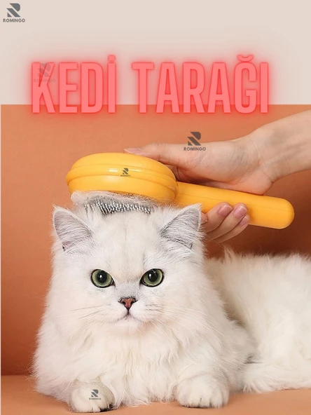 Kedi Tarağı Köpek Tarağı Basmalı Tarak Hamburger Şekilli Tarak ürün görseli 1