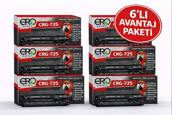 Canon LBP 6020 Muadil Toner - 6'lı Avantaj Paket ürün görseli 1