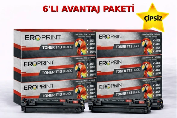Canon i-SENSYS X1440P Çipsiz Muadil Toner - 3000 Sayfalık - 6'lı Avantaj Paket ürün görseli 1