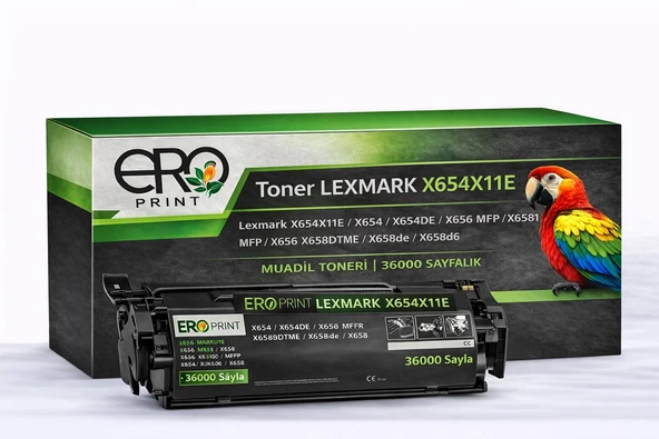 Lexmark X654 / X654de Muadil Toner - 36000 Sayfalık ürün görseli 1
