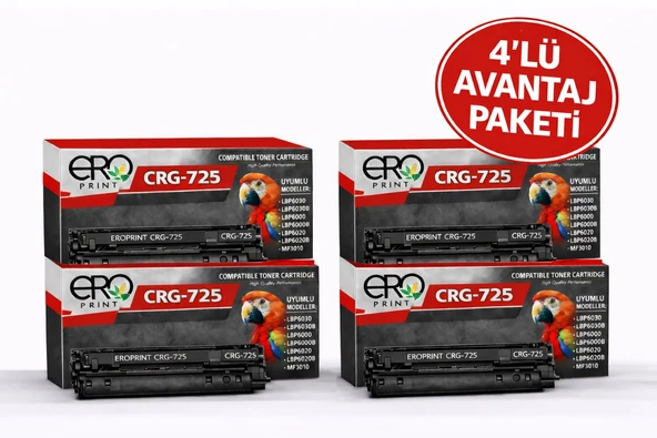 Canon LBP 6030w Muadil Toner - 4'lü Avantaj Paket ürün görseli 1