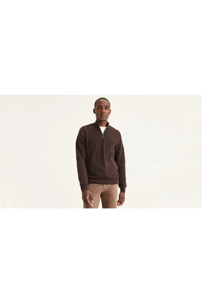 Dockers Minimalist Erkek Uzun Kol Kazak - Günlük Şıklık & Konfor ürün görseli 1
