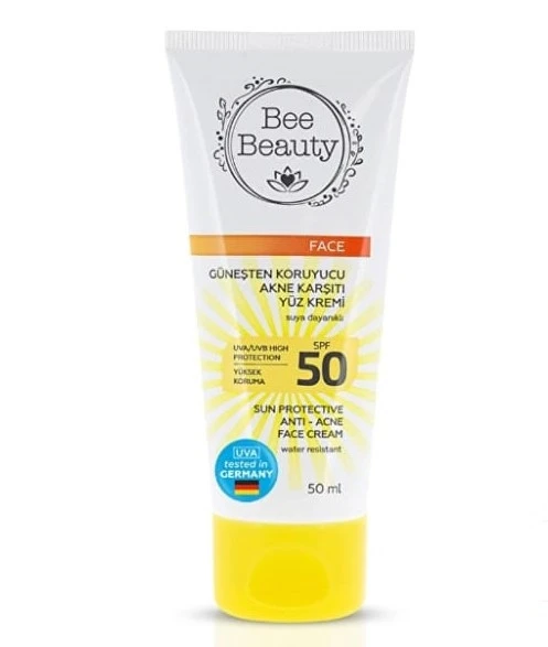 Bee Beauty Güneşten Koruyucu Akne Karşıtı Yüz Kremi 50 ML ürün görseli 1