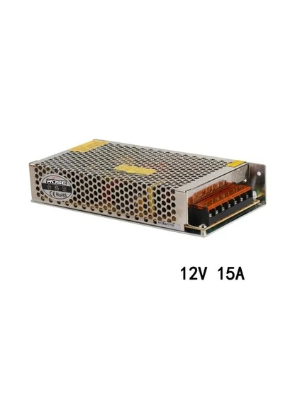 ROSE 12V 15A METAL KALIN ADAPTÖR OPS-180-12 ürün görseli 1