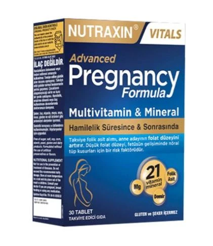 Nutraxin Pregnancy Formula 30 Tablet ürün görseli 1