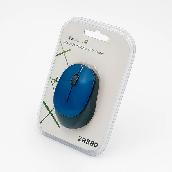 ZR880 Mavi Wireless Mouse ürün görseli 1
