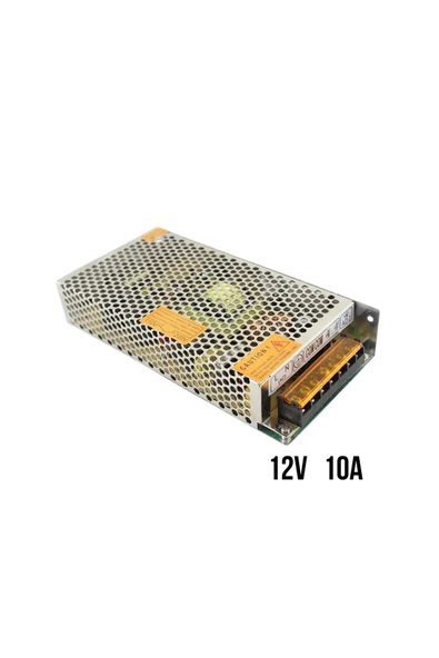 ROSE OPS-120-12 12V 10A Metal Kamera Güç Kaynağı ürün görseli 1