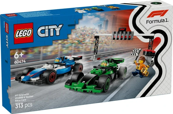 Lego City VCARB ve Sauber Yarış Arabalı F1 Gridi 60474 ürün görseli 1