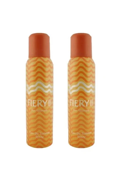 2 Adet x Fiery 2 Deodorant 150 Ml Bayan ürün görseli 1