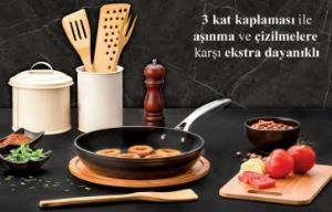 EvimSaray Tava Arte Diamond 24cm - Resim 2