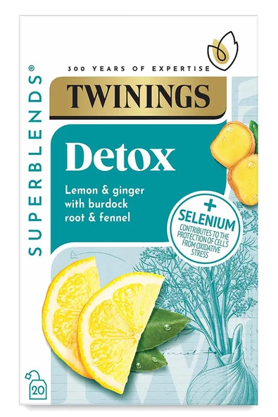 Twinings Detox Limon Aromalı Bitki Çayı Karışımı 20 Bardak Poşet ürün görseli 1