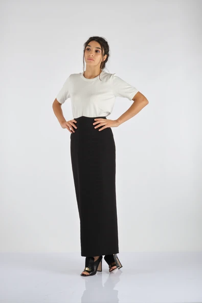 Garni Minimalist Maxi Etek - Yüksek Bel, Günlük & Şık ürün görseli 1