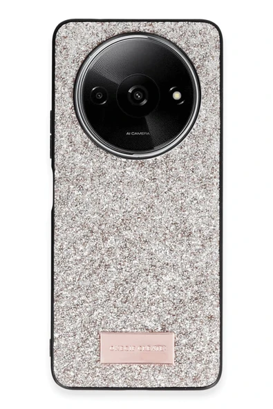 Xiaomi Redmi A3 4G Bright Simli Kapak - Gold-(5796) ürün görseli 1