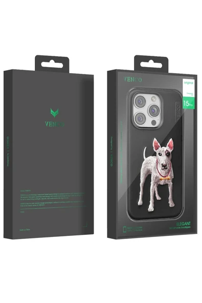 iPhone 15 Pro Perma Desenli Kapak - Siyah-(5796) - Resim 5