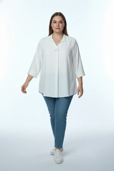 Ayhan Kadın Bluz 26KRB81592 - Resim 6