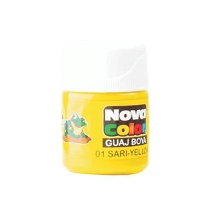 Nova Color Guaj Boya Sarı Şişe - 4 adet ürün görseli 1