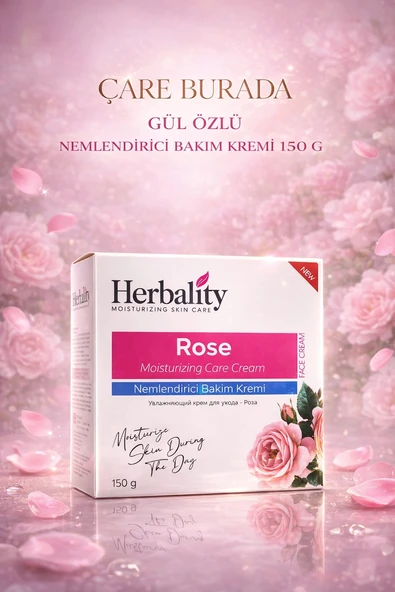 Gül Özlü Nemlendirici Yüz Bakım Kremi 150 Ml ürün görseli 1