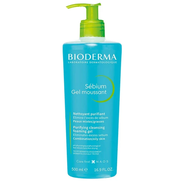 Bioderma Bioderma Sebium Foaming Cilt Temizleme Jeli 500 ml ürün görseli 1