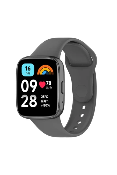 Xiaomi Redmi Watch 3 Active Klasik Kordon - Füme-(5796) ürün görseli 1