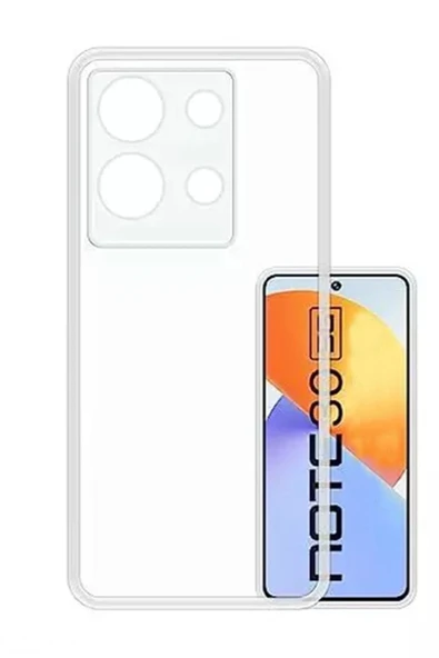 İnfinix Note 30 Kılıf Lüx Şeffaf Silikon-(5796) ürün görseli 1
