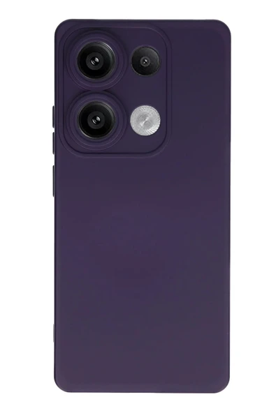 Xiaomi Redmi Note 13 4G Kılıf Nano içi Kadife Silikon - Mor-(5796) ürün görseli 1