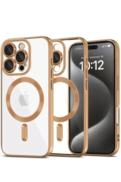 iPhone 16 Pro Max Kılıf Kross Magneticsafe Kapak - Çöl Titanyum-(5796) ürün görseli 1