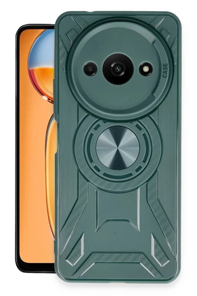 Xiaomi Redmi A3 4G Kılıf Lincoln Silikon - Koyu Yeşil-(5796) ürün görseli 1