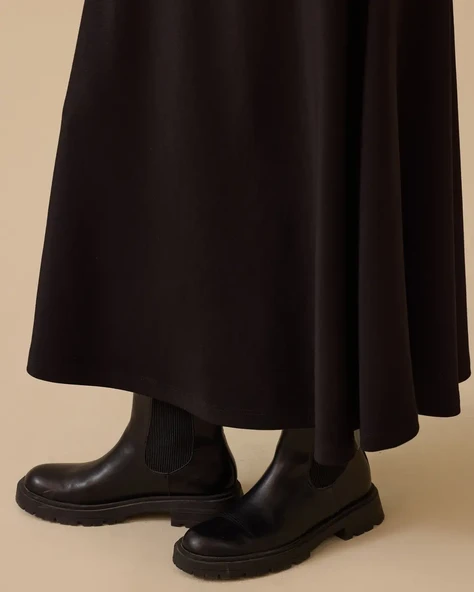basic kloş uzun etek Scl - Resim 6