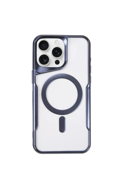 iPhone 14 Pro Kılıf Boyi Magsafe Silikon Kapak - Lacivert-(5796) ürün görseli 1