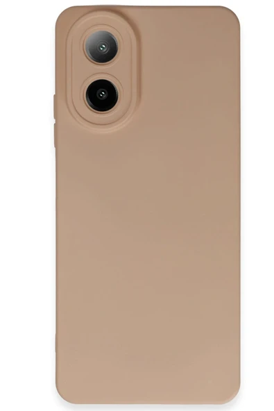 Oppo A38 Kılıf Nano içi Kadife Silikon - Pudra-(5796) ürün görseli 1