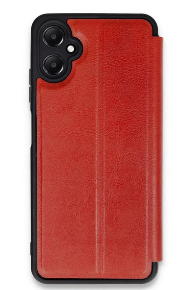 Samsung Galaxy A05 Kılıf Flip Cover - Kırmızı-(5796) ürün görseli 1
