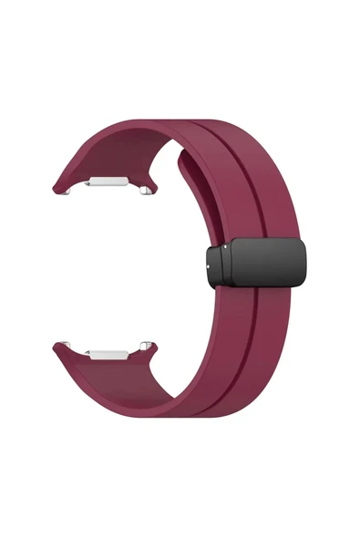Watch 7 Ultra KR418 Tender Silikon Kordon - Bordo-(5796) ürün görseli 1