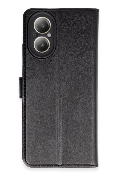 Realme 12 Lite Kılıf Trend S Plus Kapaklı Kılıf - Siyah-(5796) ürün görseli 1