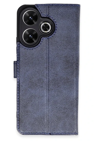 Xiaomi Redmi 13 4G Kılıf Trend S Plus Kapaklı Kılıf - Lacivert-(5796) ürün görseli 1