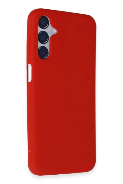 Samsung Galaxy M15 Kılıf First Silikon - Kırmızı-(5796) ürün görseli 1