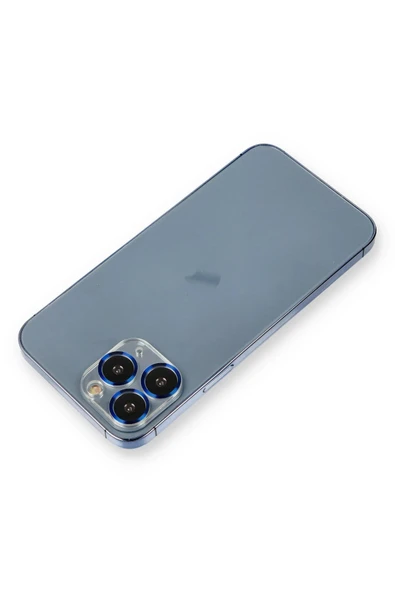 iPhone 11 Pro Max Metal Kamera Lens Koruma Cam - Mavi-(5796) ürün görseli 1