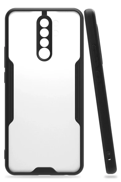 Xiaomi Redmi Note 8 Pro Kılıf Platin Silikon - Siyah-(5796) ürün görseli 1