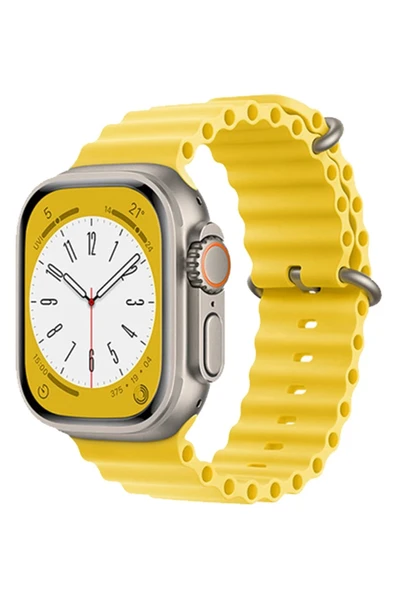 Apple Watch 42mm Ocean Kordon - Sarı-(5796) ürün görseli 1